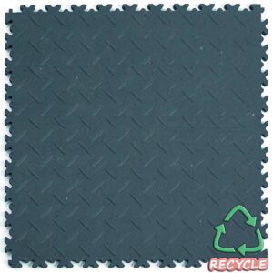 ECO płytka PVC, PCV, PCW Standard 7mm - Blue, Blacha Ryflowana
