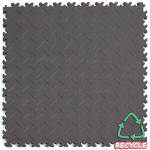 ECO płytka PVC, PCV, PCW Standard 7mm - Graphite, Blacha Ryflowana