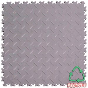 ECO płytka PVC, PCV, PCW Standard 7mm - Grey, Blacha Ryflowana